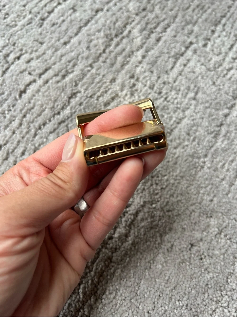 Michael Kors MK Logo Belt Buckle